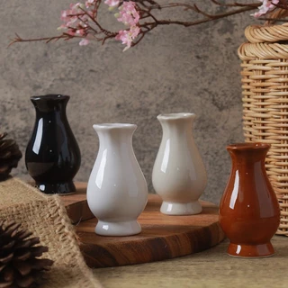 Ceramic Vase แพ็คคู่ 2 ชิ้น แจกันดอกไม้เซรามิค สำหรับการตกแต่งบ้าน มีหลายแบบหลายสีให้เลือก
