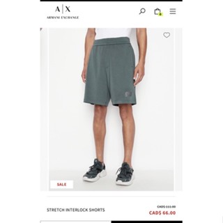 Armani Exchange A/X Bermuda shorts กางเกงขาสั้นผู้ชาย อาร์มานี่เอ็กซเชนจ์