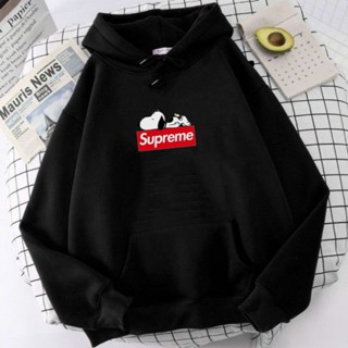 Supremdoggy เสื้อแจ็กเก็ต มีฮู้ด แบบหนา สําหรับเด็กอายุ 6-15 ปี