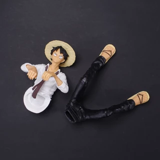 โมเดลฟิกเกอร์ PVC รูปปั้นอนิเมะวันพีช Luffy ขนาด 12 ซม. เหมาะกับของขวัญวันเกิด ของเล่นสําหรับเด็ก