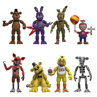 Shehave【พร้อมส่ง】ฟิกเกอร์ Five Nights At Freddys ข้อต่อขยับได้ ของเล่นสําหรับเด็ก 4 ชิ้น