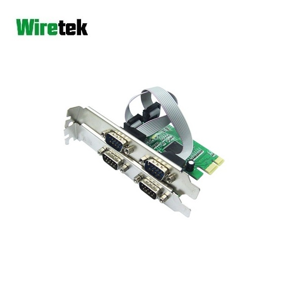 PCI Express Serial RS232 4port WIRETEK