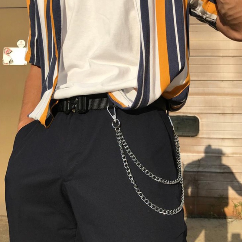 Stat Pants Chain Pocket Chain สําหรับ Key Chain เอวกางเกงยีนส์เข็มขัด Rock Motorcycle Pants
