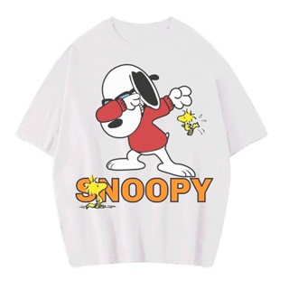 เสื้อยืด พิมพ์ลาย "Snoopy thug life" ขนาดใหญ่ | เสื้อยืด สไตล์วินเทจ | อนิเมะ