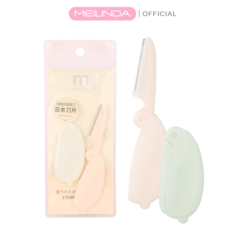 MEILINDA มีดโกนคิ้ว Creamy Twin Eyebrow Razor