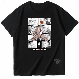 L 【hot tshirts】Slam DUNK เสื้อยืดลําลอง ลายการ์ตูนอนิเมะ Sakuragi Hanamichi แฟชั่นฤดูร้อน สไตล์ฮิปฮอป สําหรับผู้ชาย_09