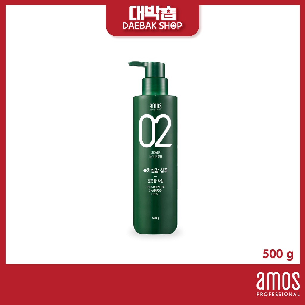 AMOS PROFESSIONAL The green tea shampoo fresh 200/500g