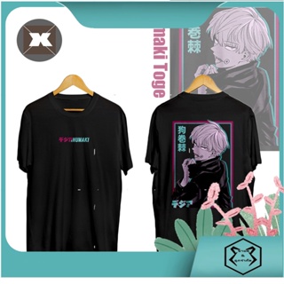 Jujutsu Kaisen เสื้อยืดแขนสั้นทรงหลวมเสื้อลําลองแฟชั่นสตรี_02