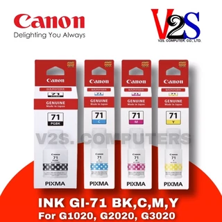 หมึกเติม Canon Ink GI-71 หมึกขวด 4 สี BK/C/M/Y ของแท้ 100%