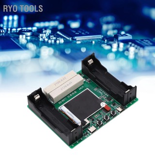  Ryo Tools เครื่องทดสอบความต้านทานภายในแบตเตอรี่ 1.77in LCD แสดงผล โหมดปรับได้ 18650 ลิเธียม แบตเตอรี่ เครื่องทดสอบความจุ