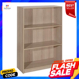 shelf ชั้นวางของ 3 ชั้น KASSA รุ่น ลายไม้ ขนาด 80 ซม. สีน้ำตาลอ่อน3-tier shelf KASSA model wood pattern size 80 cm. ligh