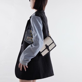 กระเป๋าเกาหลี กระเป๋าสะพายข้าง กระเป๋าผู้หญิง กระเป๋าหนัง สีธรรมดา PU bag