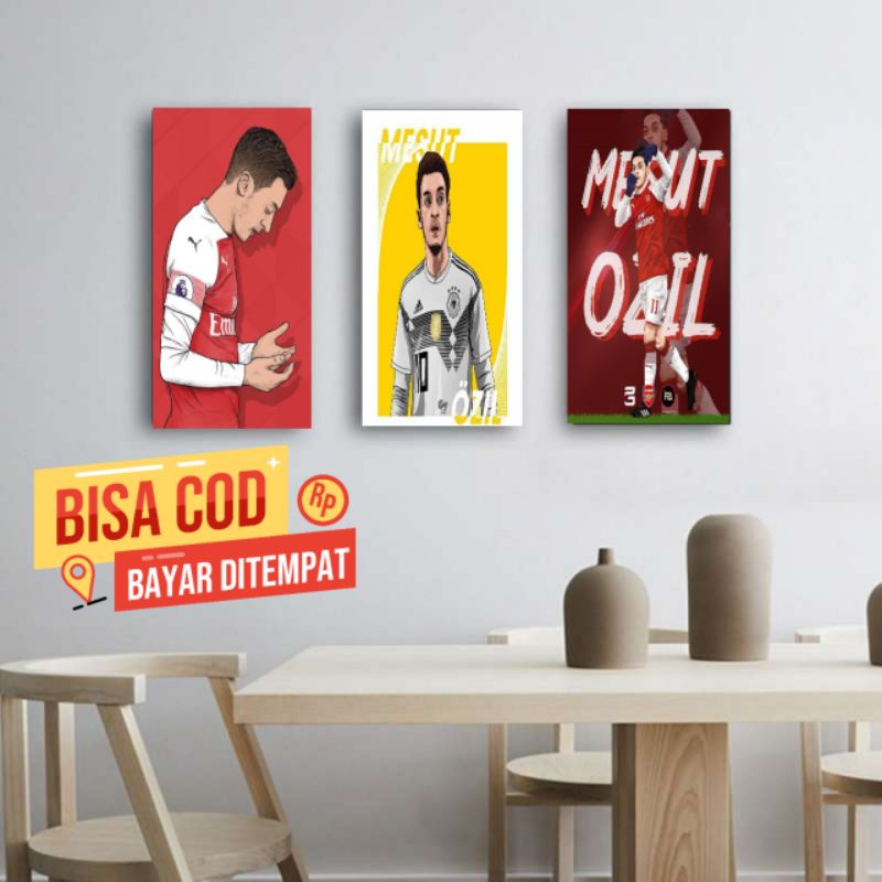 Kayu Mesut Ozil โปสเตอร์ไม้ตกแต่งผนัง