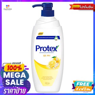 Protex(โพรเทคส์) โพรเทคส์ ครีมอาบน้ำ สูตรยูซุ เซน 450 มล. Protex Shower Cream Yuzu Zen Formula 450 ml.อาบน้ำ