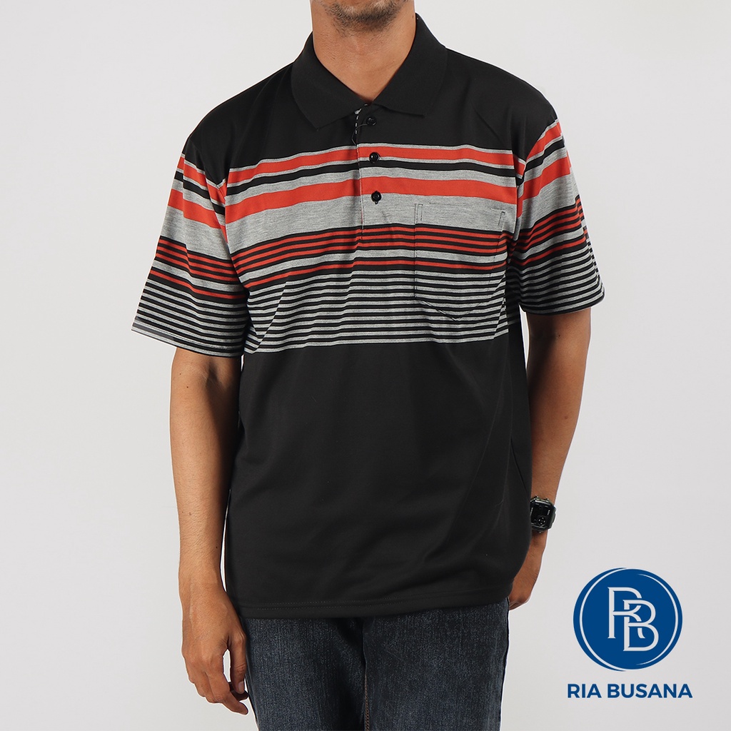 Ria Busana - Yale - ศิลปะเสื้อยืดคอปกผู้ชายสําหรับผู้ใหญ่ 8227