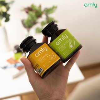 รับคืนเงิน 10-20%🔥 : Amfy Sesame Oil &amp; Avocado oil แอมฟี่ ต้านการอักเสบ ต้านอนุมูลอิสระ ข้อเข่า โรคหัวใจ ความดัน / kenki