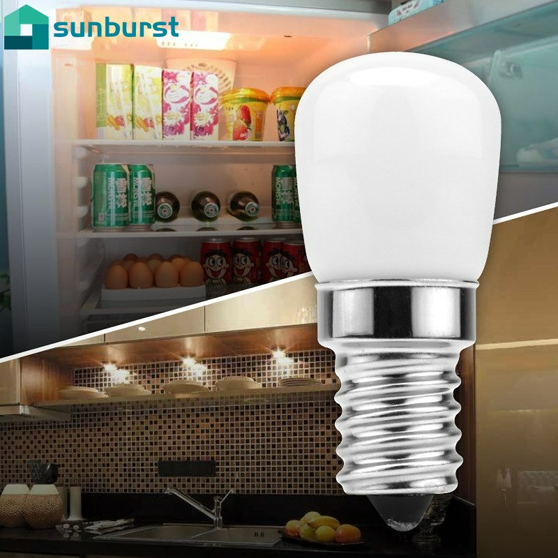 ครัวเรือน LED ตู้เย็นหลอดไฟ Super Bright Power Saving LED โคมไฟ E14 0.8W 220V หลอดไฟ LED สําหรับตู้จอแสดงผลจักรเย็บผ้า Home Night Light Mini เปลี่ยน