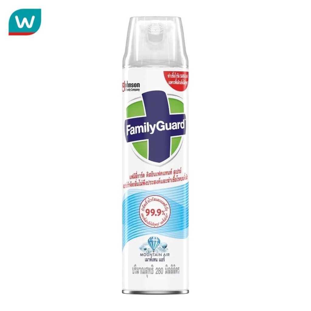 FamilyGuard แฟมิลี่การ์ด ดิสอินเฟคแทนท์ สเปรย์ กลิ่นเมาน์เทนแอร์ 280 มล