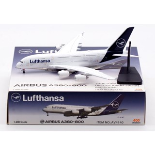 Av4140 โมเดลเครื่องบิน 1:400 Lufthansa AIRLINES "Star Alliance" Airbus A380 Diecast Aircarft Jet Model Reg:D-AIMC