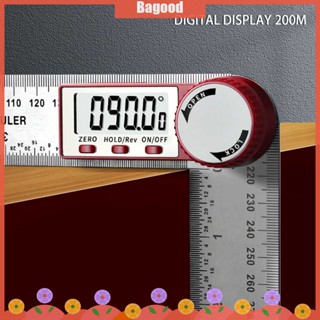 ♪Bagood♪In Stock Digital Angle Meter Inclinometer Electron Goniometer Protractor (0-200mm)