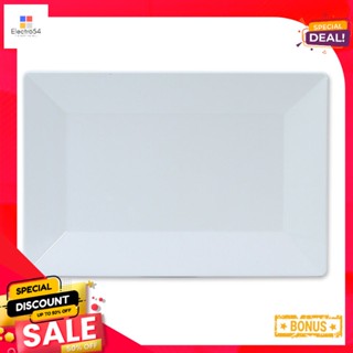 เอโร่White สีขาวaroจานสี่เหลี่ยมเมลามีน13นิ้วMelamine SquarePlate13" White