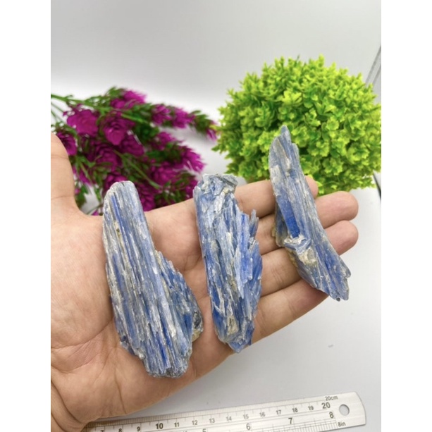 1Pc Natural Raw Blue  Kyanite crystals/ Rough Blue Kyanite Brazilian Kyanite stone Mineral for heali
