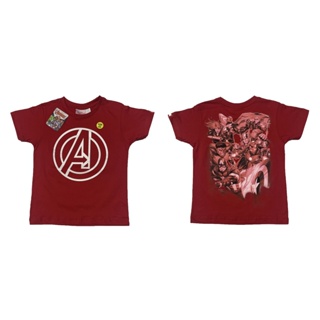 Disney Marvel Avengers Heroes Glow In Dark Boys Kids And Toddlers T-Shirt With Front And Back Print_04