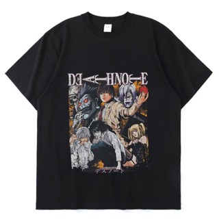 2022 Hot Anime Death Note T Shirt MenS Clothing Manga Yagami Light Misa Manga Graphic Pri_12