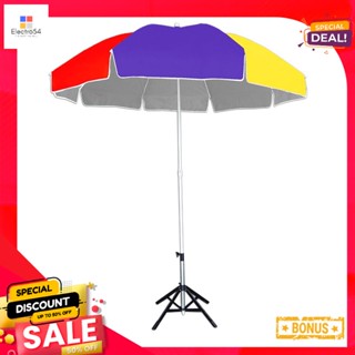 ลีโอUmbrella36" สีสลับร่มสนามผ้าUV4 สี1.8เมตรUv Umbrella36"