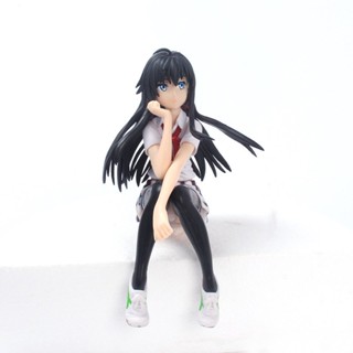 โมเดลฟิกเกอร์ PVC อนิเมะญี่ปุ่น My Teen Romantic Comedy Figure Yukinoshita Yukino น่ารัก ขนาด 13 ซม. ของเล่นสําหรับเด็ก