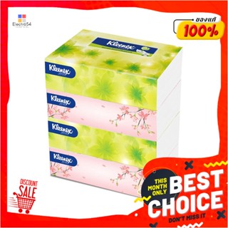 FACIAL กระดาษเช็ดหน้า KLEENEX NATURAL 115 แผ่น แพ็ค4FACIAL TISSUE KLEENEX NATURAL 115 SHEETS PACK 4