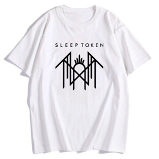 เสื้อยืดโปโล พิมพ์ลายโลโก้ Sleep Token สําหรับผู้ชาย และผู้หญิง