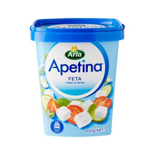 อาร์ลา อเพทิน่า เฟต้าชีส หั่นเป็นก้อน 200 กรัม - Apetina Feta Cubed 200g Arla brand