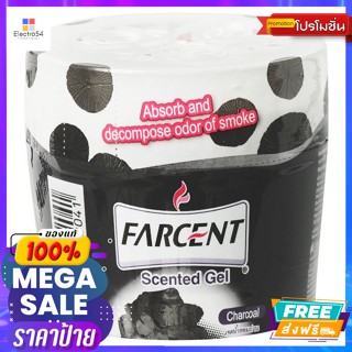 FARCENT(ฟาร์เซ็นท์) ฟาร์เซ็นท์ เซ็นท์เต็ด เจลปรับอากาศ กลิ่นชาร์โคล 70 ก. Farcent Scented Air Freshener Gel Charcoal Sce