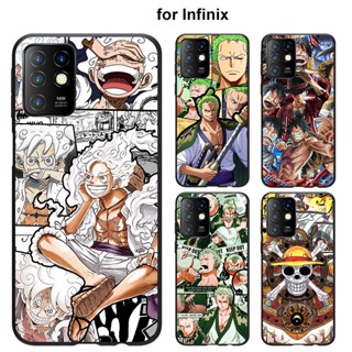 เคส Infinix Note 12 8 10 11 11S NFC  6 X676C X676B X671 X671B PRO 4G นิ่ม ลายลูฟี่ สําหรับ