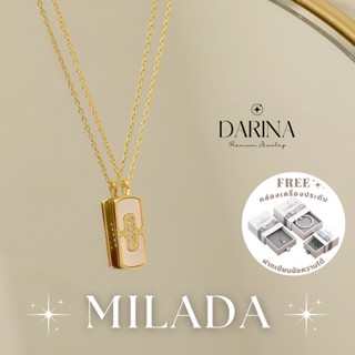 Milada ✨ สร้อยคอ พร้อมกล่องเครื่องประดับ เขียนการ์ดได้ Darina Jewelry DRN0004