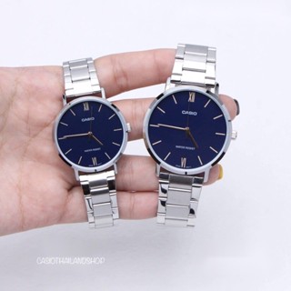 🎁CASIO STANDARD M/LTP-VT01D-2B ของแท้ 100% พร้อมส่ง ประกัน 1 ปี