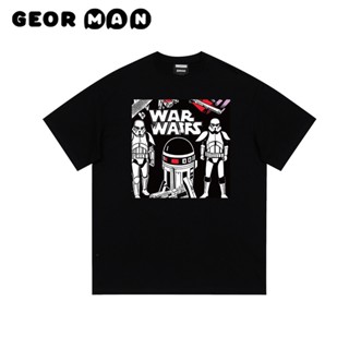 GEORMAN | STARWARS Shirt Designs 1 NECK T-shirts Adult 100%Cotton tee | Plain Tshirts_04