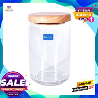 With โหลฝาแก้ว ป็อปจาร์ Oceanglass รุ่น 5B02523G0001B ขนาด 7 นิ้ว สีใสjar With Glass Lid, Pop Jar, Oceanglass Model 5B02