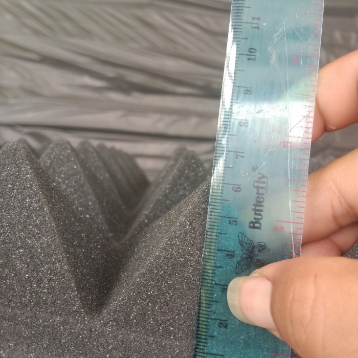 Pyramid Model เครื่องดนตรีโฟมกันเสียง 200X100X6Cm