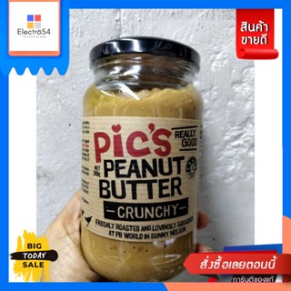 Pics Peanut Butter Crunchy บัตรเตอร์ ครันชี่ 380กรัมPics Peanut Butter