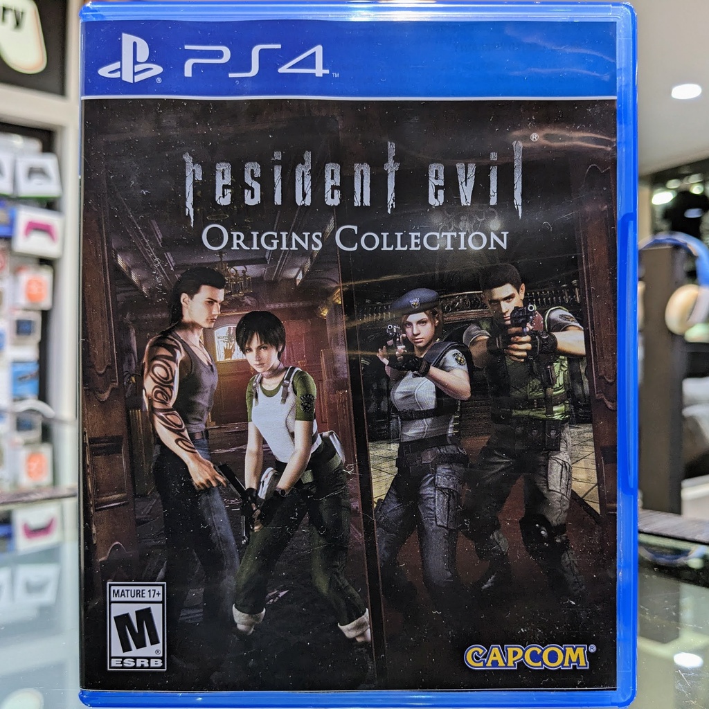 (ภาษาอังกฤษ) มือ2 PS4 Resident Evil Origins Collection เกมPS4 แผ่นPS4 มือสอง (เล่นกับ PS5 ได้ Resident Evil 0 + 1)