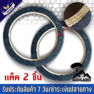 ไม้รองดอกลำโพง Ihaveaudio 8 นิ้ว ชนิดไม้ MDF กลม SKU-Ihaveaudio 028 หุ้มกำมะหยี่สีเทา (แพ็ค 2 ชิ้น)