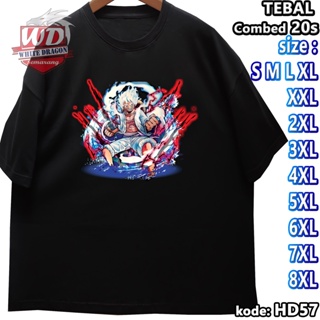 ลิง D. เสื้อยืด พิมพ์ลาย Luffy S M L XL 2XL 3XL 4XL 5XL 6XL 7XL 8XL รหัส HD57