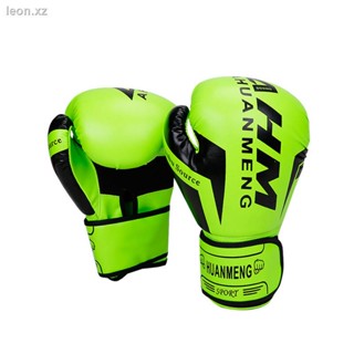 [มี 6oz, 8oz, 10oz, 12oz ให้เลือก] นวมชกมวยมืออาชีพ นวมชกมวย นวมชกมวยผู้ใหญ่ Boxing Glove นวมมวยไทย สำหรับผึกซ้อม แข็งแร