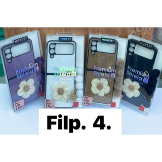 [ส่งจากไทย] เคสกำมะหยี่ ดอกไม้ถักไหมพรม Samsung ZFlip4 พร้อมพวงกุญแจ ปอมปอม