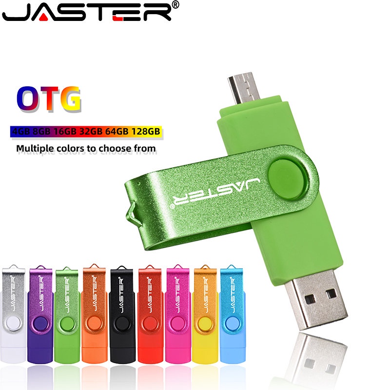 Jaster OTG แฟลชไดรฟ์ USB 64GB 3in1 TYPE-C หน่วยความจํา USB 2.0 32GB (โลโก้ฟรี 1 ชิ้น) 16GB ฟรีพวงกุญแจ ดิสก์ U 8GB 4GB