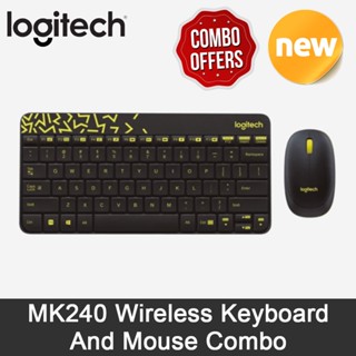 Logitech MK240 Rugged Wireless Keyboard and Mouse Combo Set