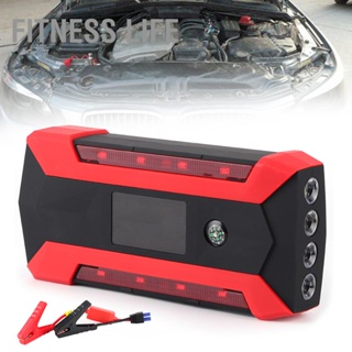 Fitness Life 89800mAh รถ Jump Starter พร้อม 4 USB 3 ใบมีดตัดโหมดแสง ธนาคารพลังงานฉุกเฉิน US 100-240V