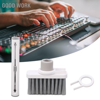 Good Work แปรงทำความสะอาดมัลติฟังก์ชั่น 5 in 1 Keyboard Cleaner เครื่องมือทำความสะอาดสำหรับโทรศัพท์ชุดหูฟัง